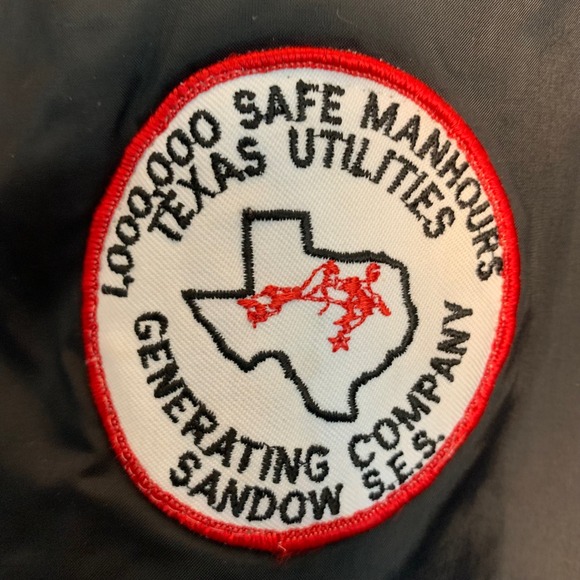 Vintage Active Generation Texas Utilities Sandow Bomber Jacket Mens XL USA - Picture 7 of 16